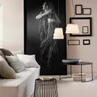 Lounge Suspension Lamp in White Satin Glass 3 Dimensions - Soft Viadurini