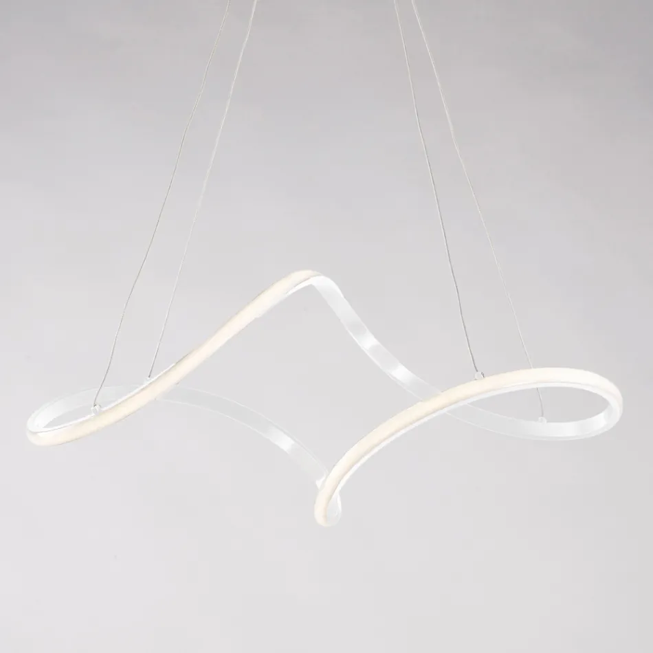 Handcrafted Glass and Metal Lamp Made in Italy for Living Room and Bedroom - Pictor Viadurini