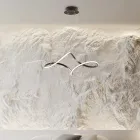 Handcrafted Glass and Metal Lamp Made in Italy for Living Room and Bedroom - Pictor Viadurini