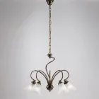 Handcrafted glass and metal lamp for refined spaces – Cometa Viadurini