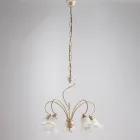 Handcrafted glass and metal lamp for refined spaces – Cometa Viadurini