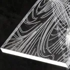LED Standing Lamp Acrylic Crystal Laser Decoration - Possett Viadurini