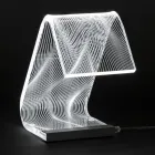 LED Standing Lamp Acrylic Crystal Laser Decoration - Possett Viadurini
