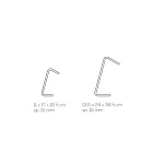 LED Standing Lamp Acrylic Crystal Laser Decoration - Possett Viadurini