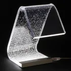 LED Standing Lamp Acrylic Crystal Laser Decoration - Possett Viadurini