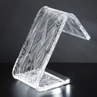 LED Standing Lamp Acrylic Crystal Laser Decoration - Possett Viadurini