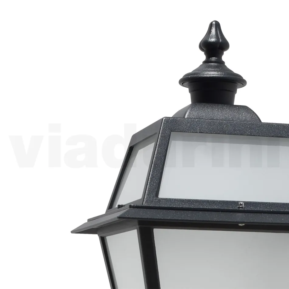 Outdoor Wall Lamp in Aluminium and Glass Made in Italy - Vivian Viadurini