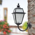 Outdoor Wall Lamp in Aluminium and Glass Made in Italy - Vivian