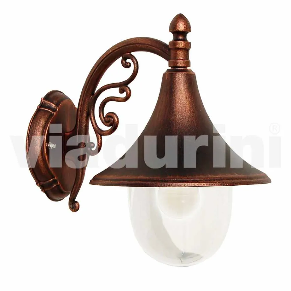 Outdoor wall lamp in die-cast aluminium made in Italy, Anusca Viadurini