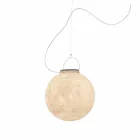 In-es.artdesign Luna Out suspension outdoor lamp in nebulite Viadurini
