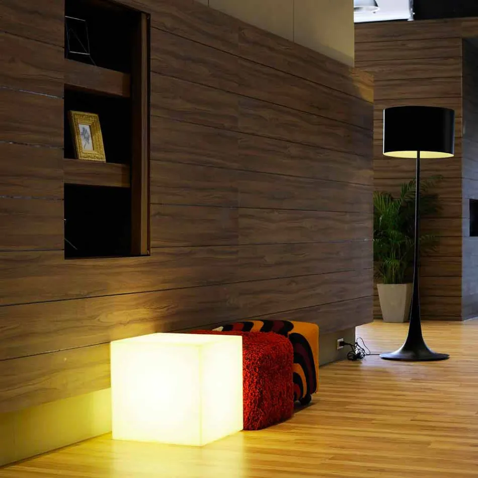 Bright Slide Cube design outdoor lamp produced in Italy Viadurini