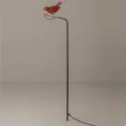 Outdoor Lamp in Enamelled Tuscan Majolica Made in Italy - Uccellino Viadurini