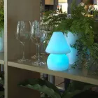 Outdoor Lamp in Polyethylene RGB LED Light Made in Italy - Marisol Viadurini