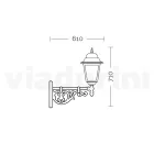 Outdoor Lamp in Glass and Aluminium in 5 Different Finishes - Alchemist Viadurini