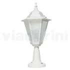 Vintage Outdoor Lamp in White Aluminium Made in Italy - Terella Viadurini