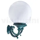 Garden Lamp with 2 Acrylic Lights and Aluminium Structure - Trovanero Viadurini