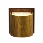 Modern wall lamp in brass and steel Ø11xh.11xsp.12 cm Bernadet Viadurini