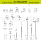 Outdoor Wall Lamp in Die-Cast Aluminium and Glass Made in Italy - Elric Viadurini