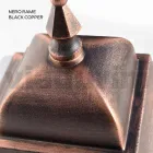 Outdoor Wall Lamp in Aluminium and Sandblasted Glass - Alchemist Viadurini