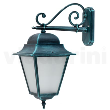 Outdoor Wall Lamp in Aluminium and Sandblasted Glass - Alchemist Viadurini
