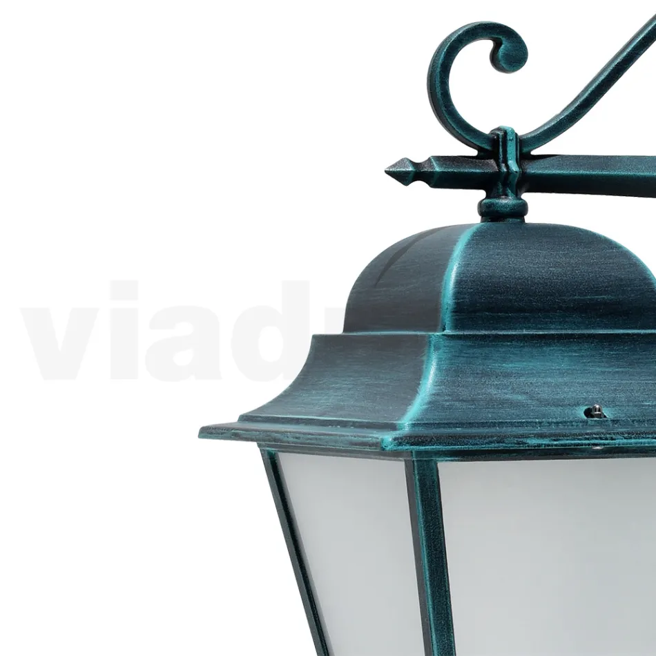 Outdoor Wall Lamp in Aluminium and Sandblasted Glass - Alchemist Viadurini