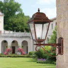 Outdoor Wall Lamp in Aluminium and Transparent Glass - Alchemist Viadurini
