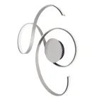 Wall Lamp with LED in Painted Metal Modern Design - Trella Viadurini