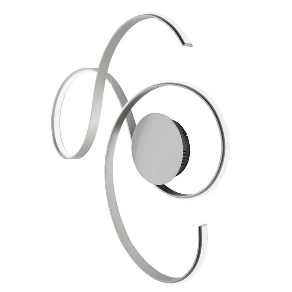 Wall Lamp with LED in Painted Metal Modern Design - Trella Viadurini