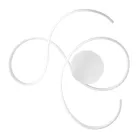 Wall Lamp with LED in Painted Metal Modern Design - Trella Viadurini