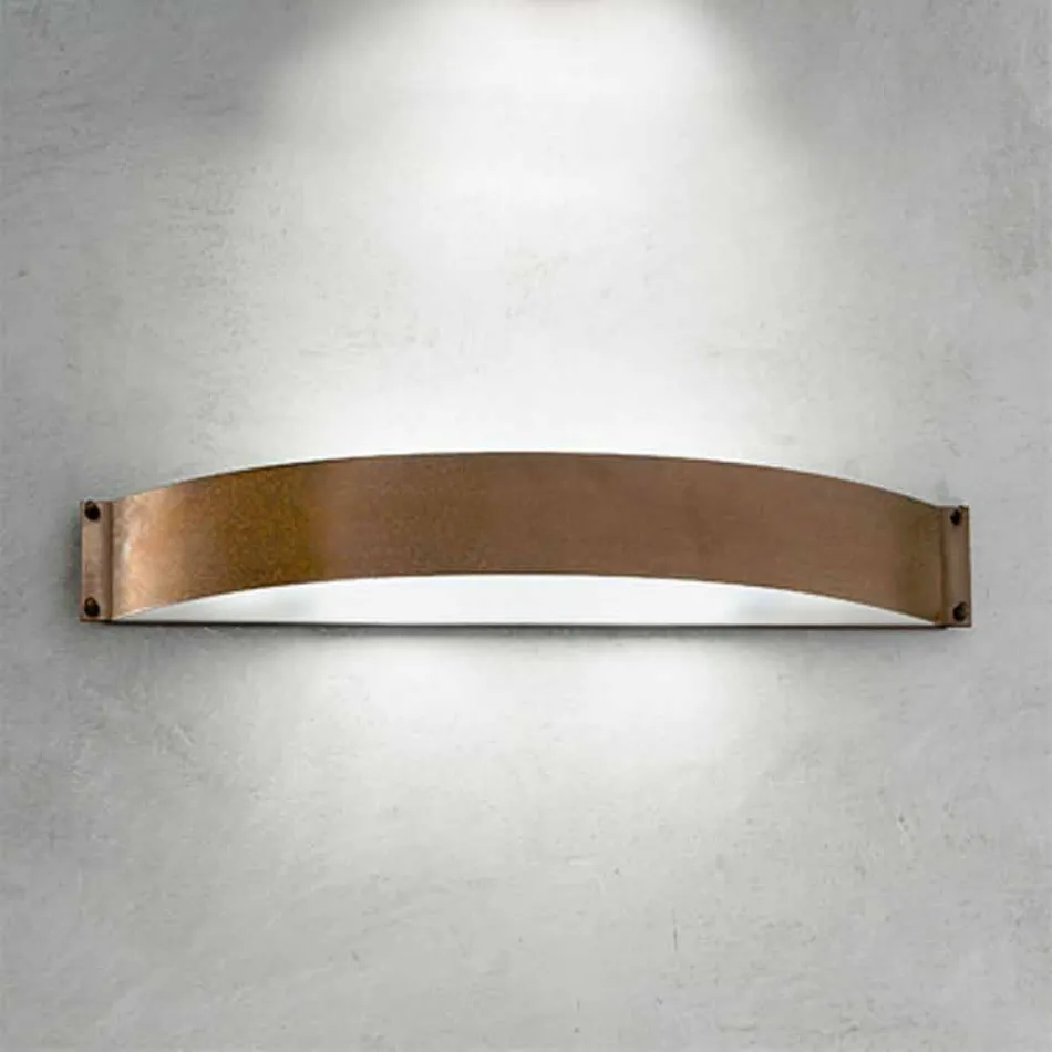 Wall lamp Fashion copper and white methacrylate Viadurini