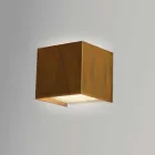 Modern design brass wall lamp Ø9xh.9xsp.9 cm Venere Viadurini