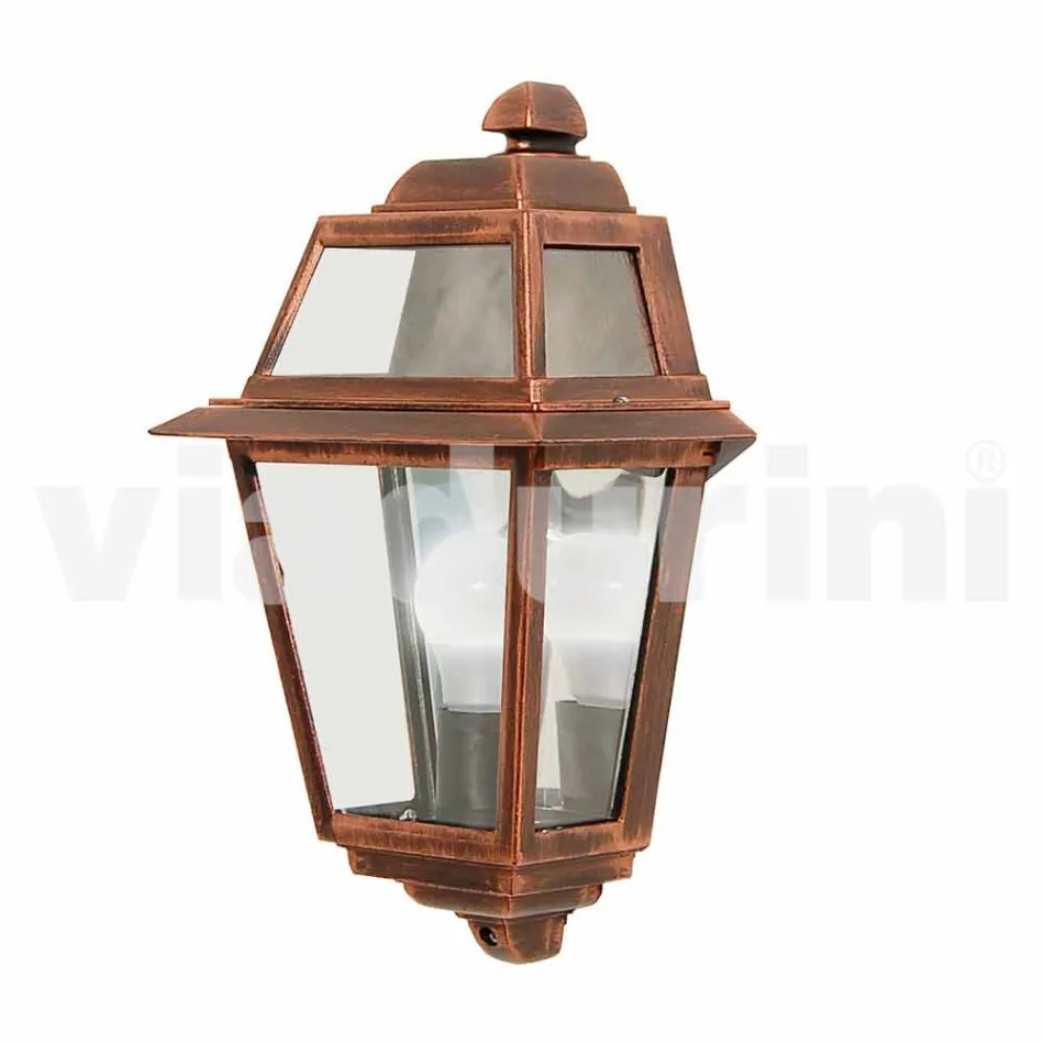 Wall lamp for classic outdoor made in Italy, Kristel aluminium Viadurini