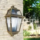 Wall lamp for classic outdoor made in Italy, Kristel aluminium Viadurini