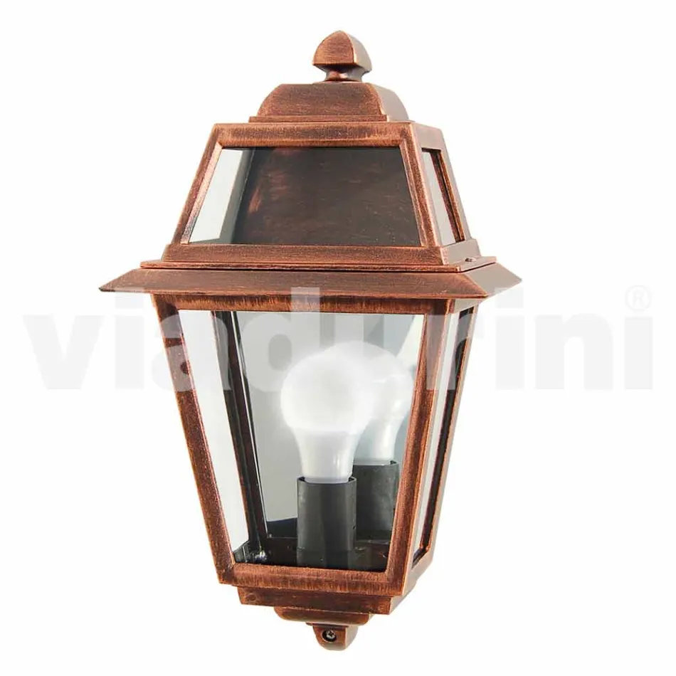 Wall lamp for classic outdoor made in Italy, Kristel aluminium Viadurini