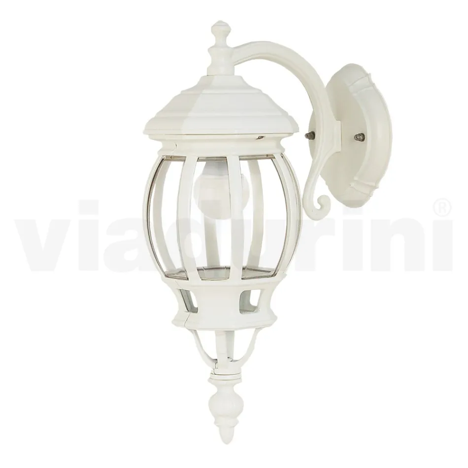 Outdoor Wall Lamp in White Aluminium Made in Italy - Dodo Viadurini