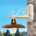 Outdoor Wall Lamp in Aluminium and Brass Made in Italy - Adela
