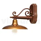 Outdoor Wall Lamp in Aluminium and Brass Made in Italy - Adela Viadurini