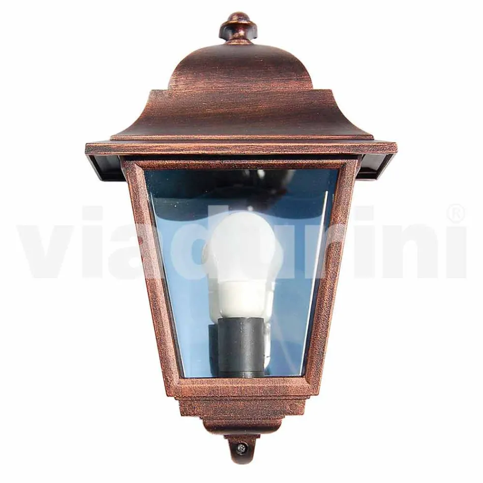 Outdoor aluminium wall lamp made in Italy, Aquilina Viadurini