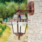 Outdoor wall lamp in aluminium made in Italy, Kristel Viadurini