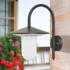 Outdoor Wall Lamp in Grey Aluminium Made in Italy - Belen Viadurini
