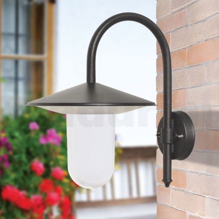 Outdoor Wall Lamp in Grey Aluminium Made in Italy - Belen Viadurini