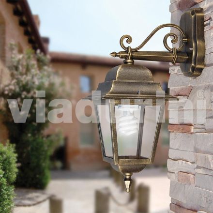 Outdoor wall lamp in aluminium made in Italy, Aquilina Viadurini