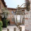 Outdoor wall lamp in aluminium made in Italy, Aquilina