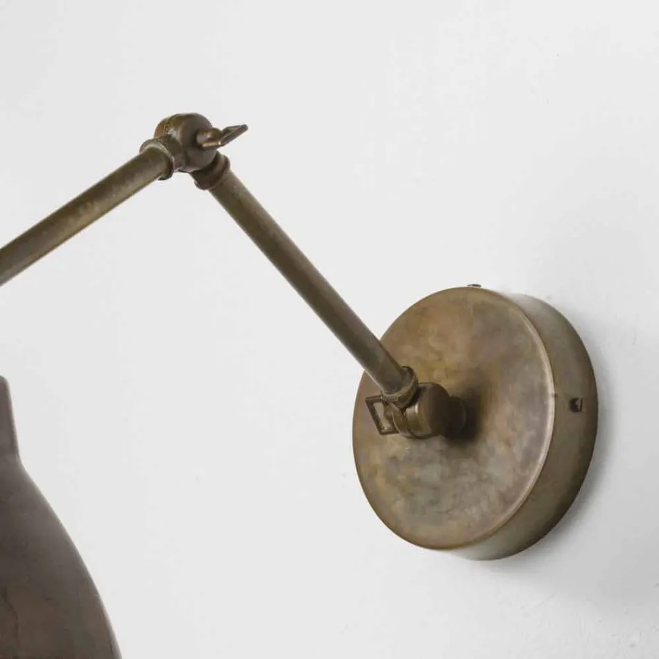 Adjustable wall lamp in iron Loft Il Fanale Viadurini
