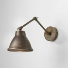 Adjustable wall lamp in iron Loft Il Fanale Viadurini