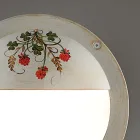 Round Hand Painted Aluminium Garden Wall Lamp - Brindisi Viadurini