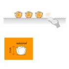 Rose Shaped Table Lamp with Induction RGBW Led - Baby Love by Myyour Viadurini