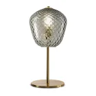 Handcrafted Venetian Blown Glass Table Lamp - Dalia Balloton Viadurini
