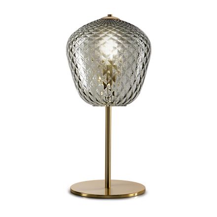 Handcrafted Venetian Blown Glass Table Lamp - Dalia Balloton Viadurini