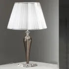 Classic Table Lamp Handmade in Glass and Crystal - Mariangela Viadurini